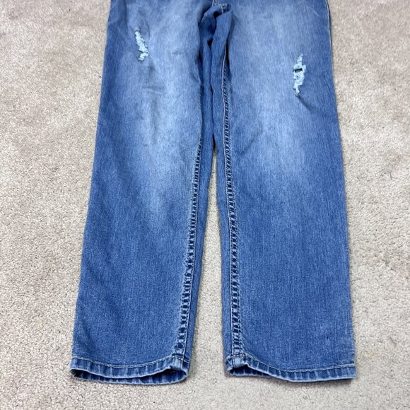 Lane Bryant Jeans Skinny Blue Distressed Pockets Women's Size 16 - Picture 8 of 12